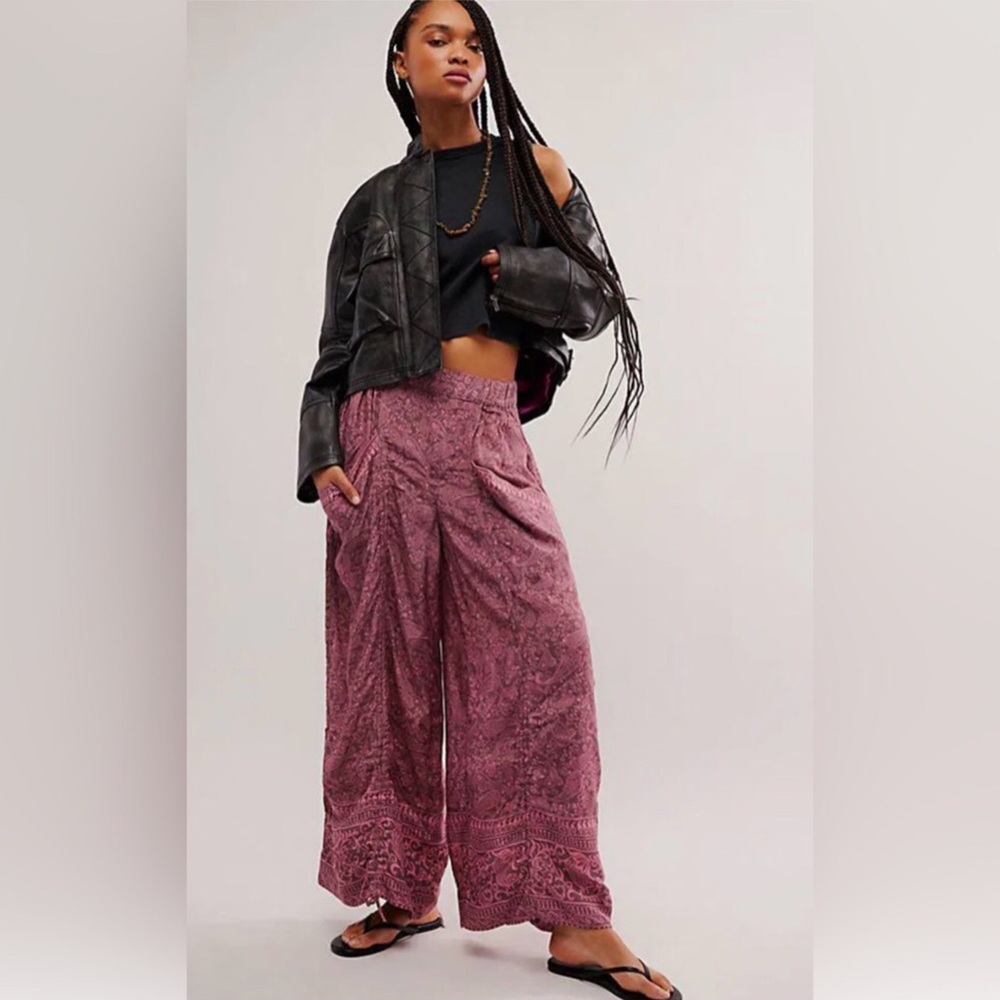 RARE! TAILORED! *RARE* Free People Flora Pull-On Bustle Trousers 00p/0p/XSP!